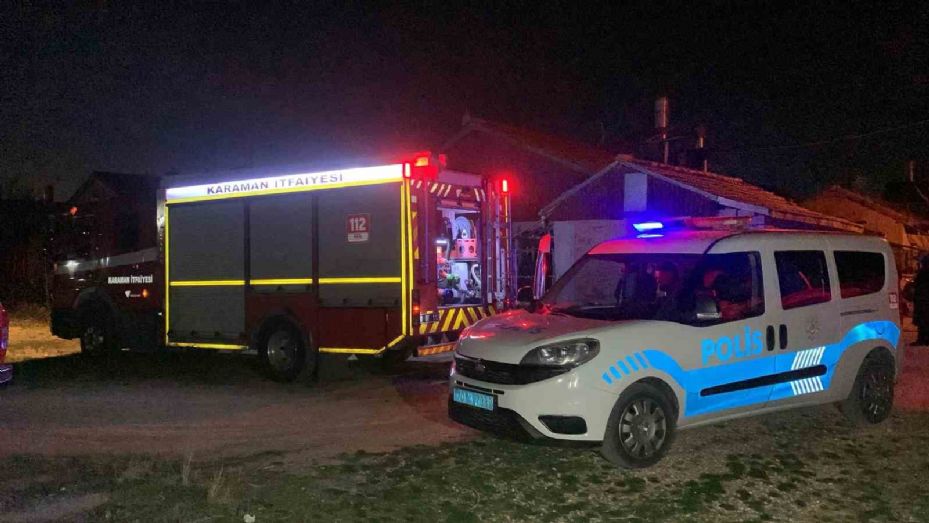 Karaman’da müstakil eve iftar saatinde molotoflu saldırı