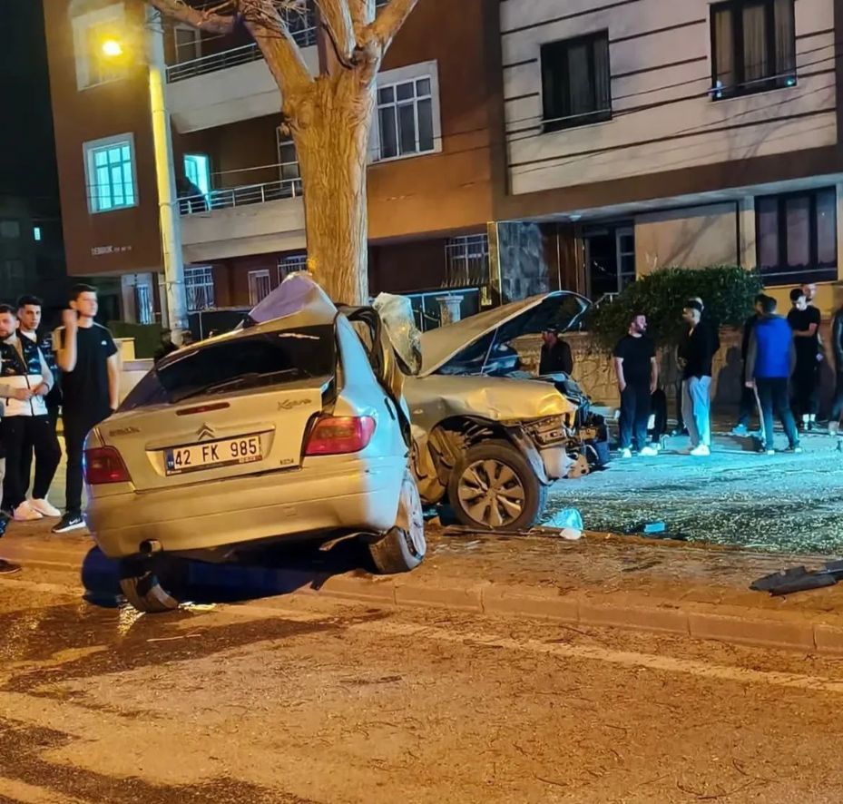 Ağaca çarpan otomobilin sürücüsü hayatını kaybetti