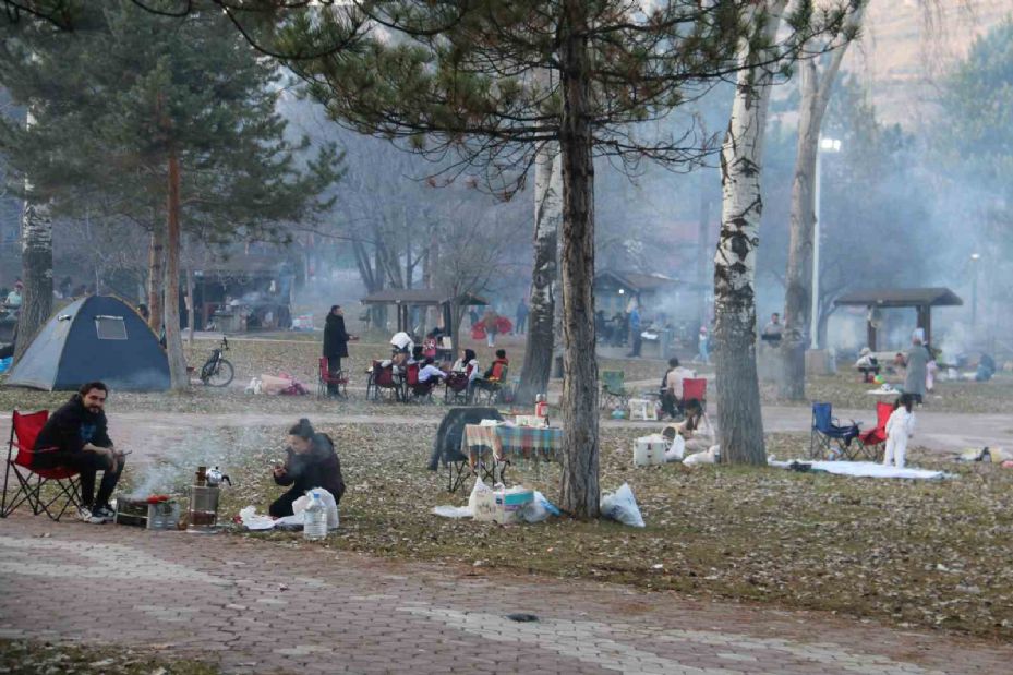 Orman yangını değil iftar hazırlığı