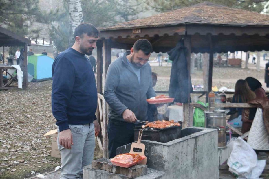 Orman yangını değil iftar hazırlığı