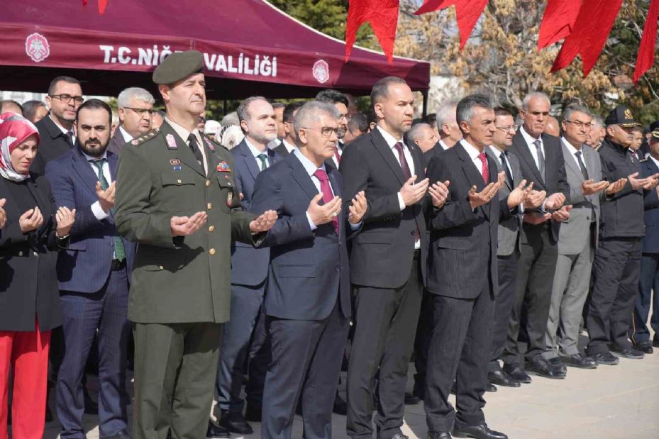 Niğde’de Çanakkale Deniz Zaferi’nin 110. yılı kutlandı