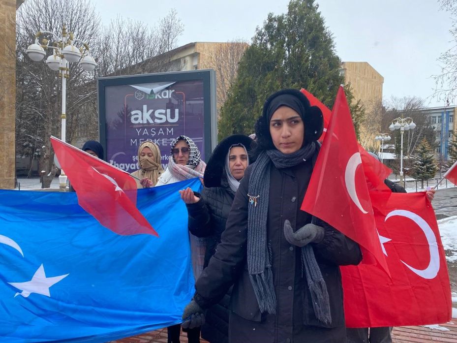 Üniversite öğrencilerinden, Doğu Türkistan’a destek yürüyüşü