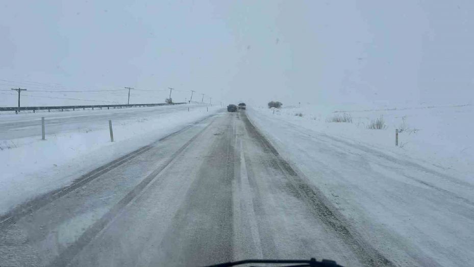 Kayseri - Gürün yolu ulaşıma kapandı