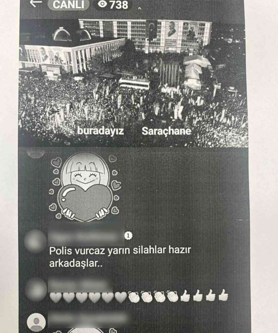 ’Polis vuracağız’ diye paylaşım yapan şahıs yakalandı