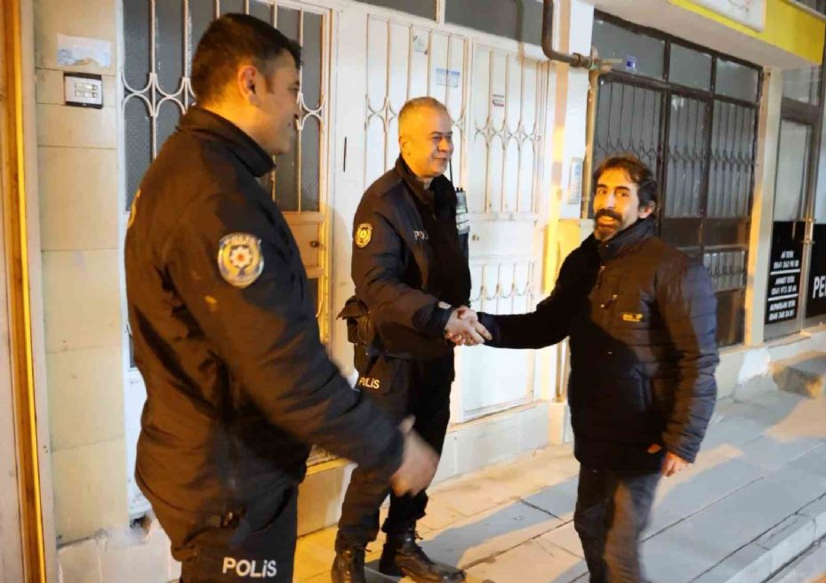 Aksaray’da muhtemel yangın polisin dikkatiyle önlendi