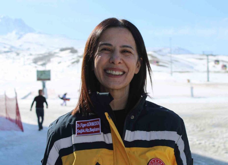 Erciyes’te turistler emin ellerde