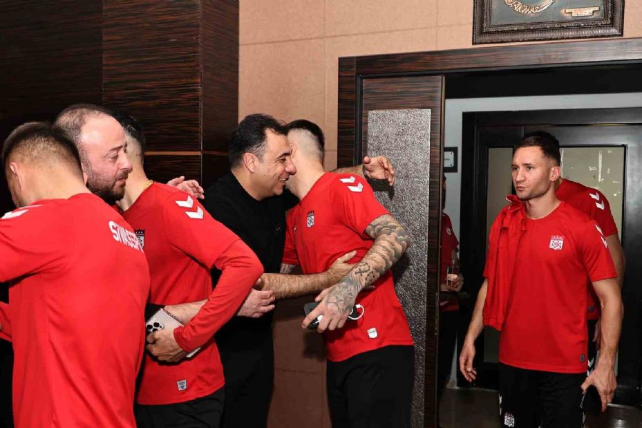 Sivasspor’da bayramlaşma töreni