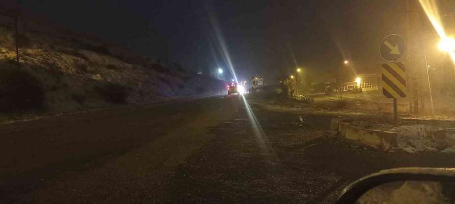 Sivas’ta kar ve tipi etkili oldu