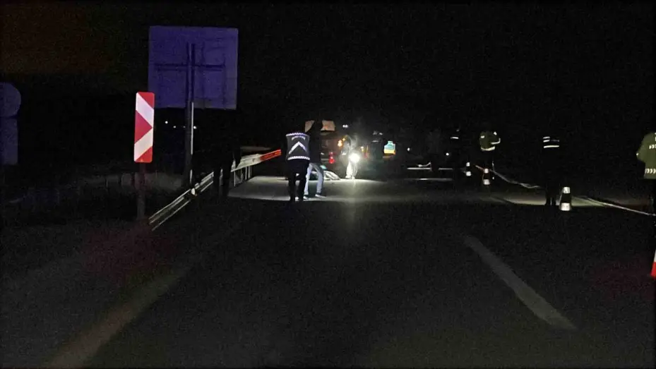 Otobüs üzerinden geçmişti, şahsın kimliği tespit edildi