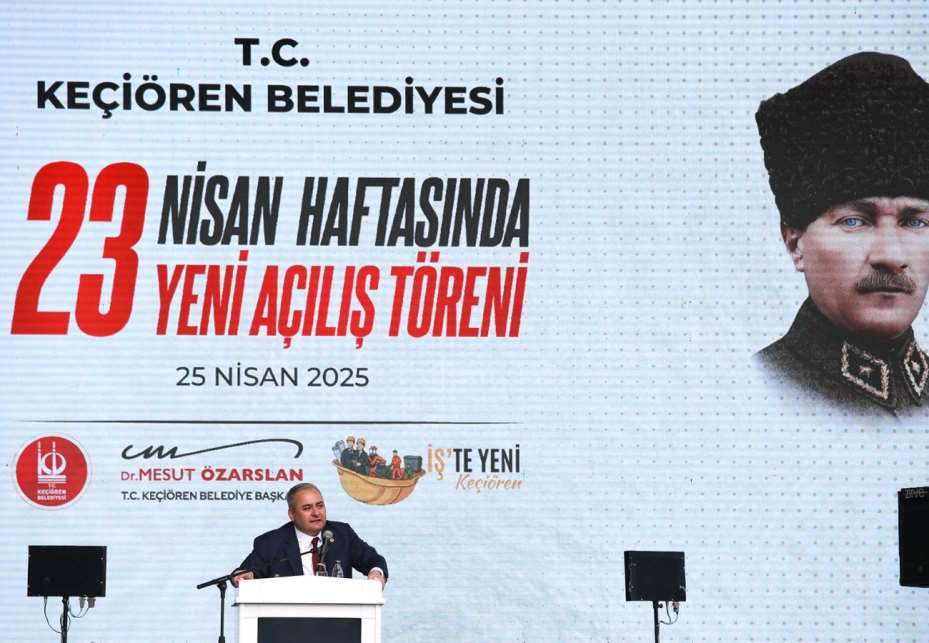 Keçiören’de 23 tesis hizmete açıldı