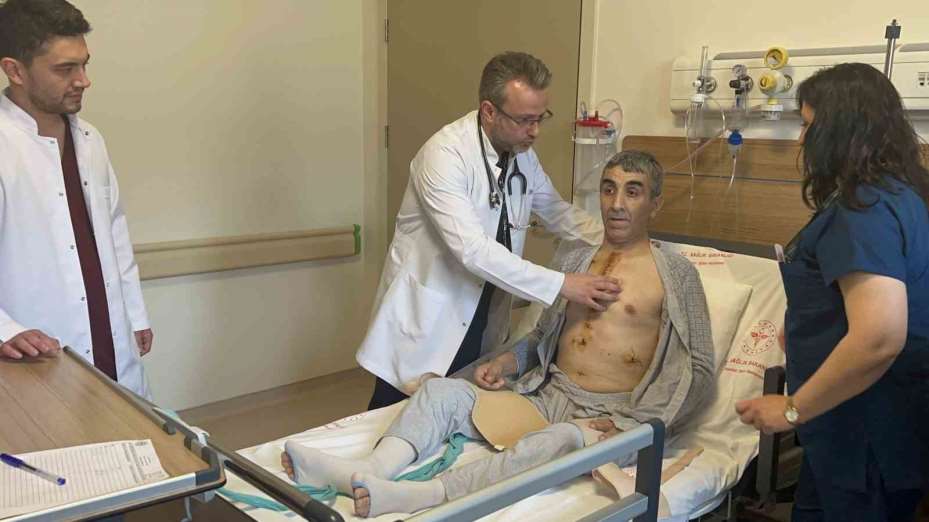 Aort atardamarı iki kez yırtıldı, Eskişehir Şehir Hastanesinde hayata yeniden döndü