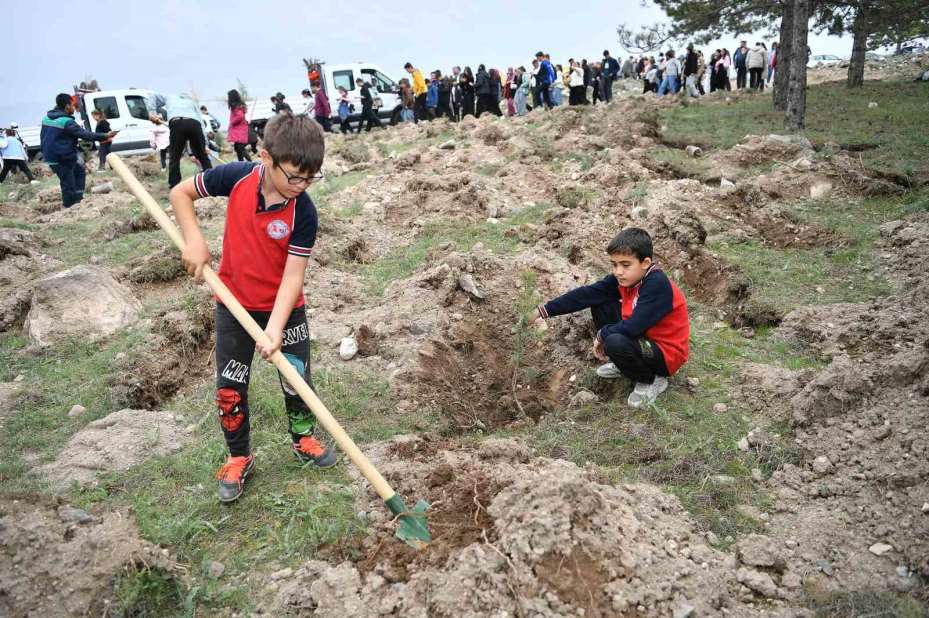 3 bin fidanı toprakla buluşturan büyükşehirden ‘Gesi Ağaçlandırma Şenliği’
