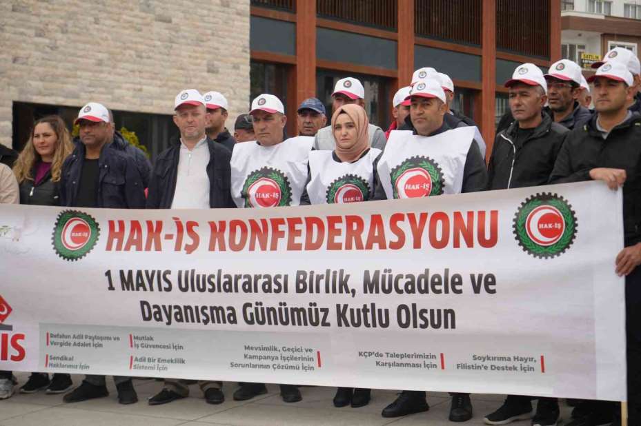 HAK-İŞ Niğde’de 1 Mayıs’ı kutladı: "Emeğin ve emekçinin yanındayız"