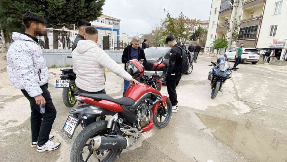 Ehliyetsiz motosiklet sürücüsüne 25 bin 956 lira ceza