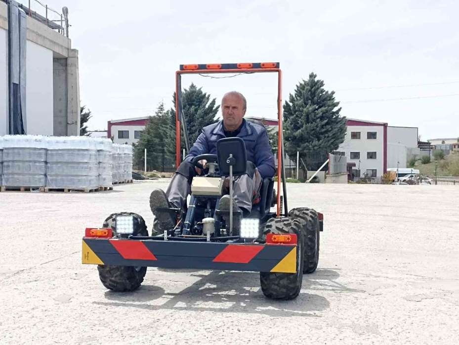 Ankaralı usta kendi imkanlarıyla go-kart yaptı, seri üretime geçti