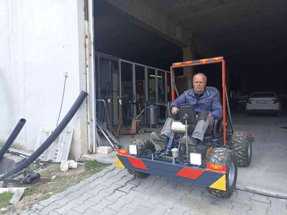 Ankaralı usta kendi imkanlarıyla go-kart yaptı, seri üretime geçti