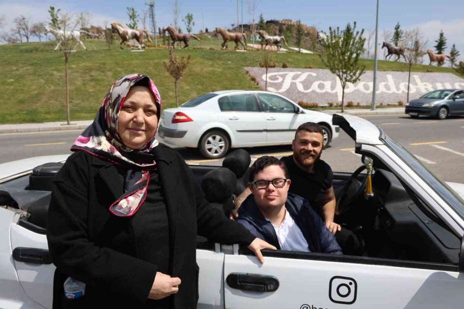 Down sendromlu Yusuf, 20 yaşında hayaline kavuştu