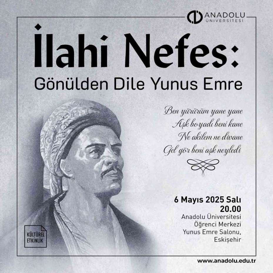 Anadolu Üniversitesi’nde ‘Yunus Emre Haftası’ başlıyor