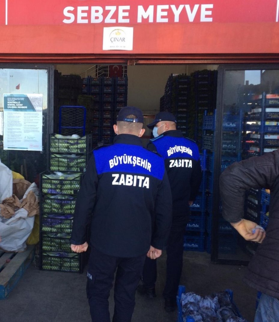 Büyükşehir zabıtası Nisan ayında 801 denetim yaptı