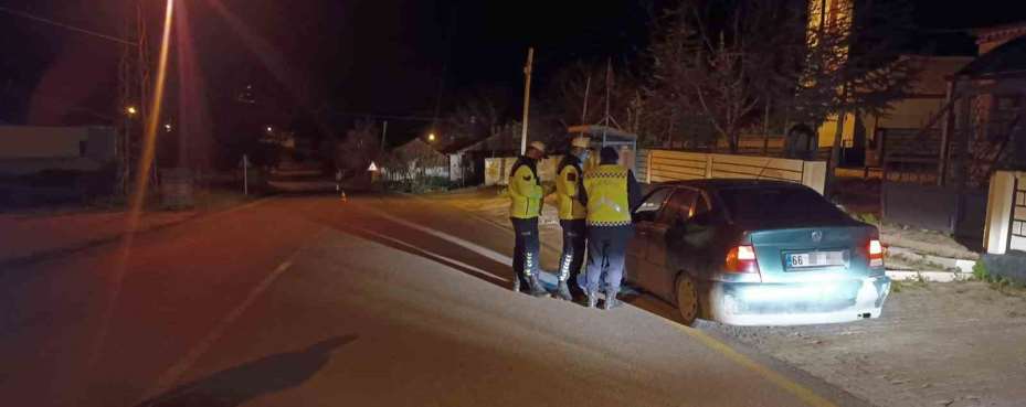 Yozgat’ta trafik denetiminde 258 araç denetlendi