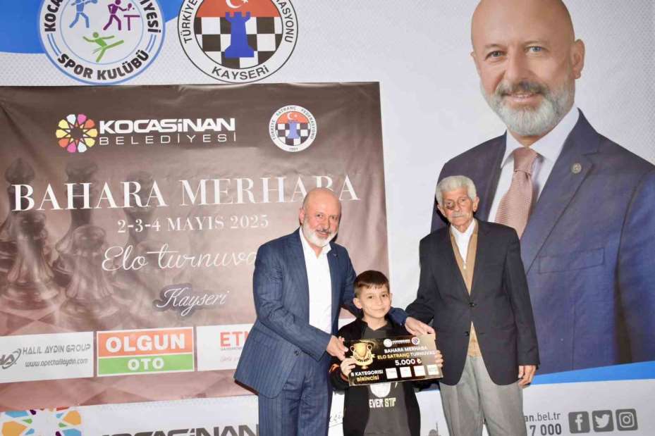 Kocasinan’da ‘Bahara Merhaba Turnuvası’ yoğun ilgi gördü
