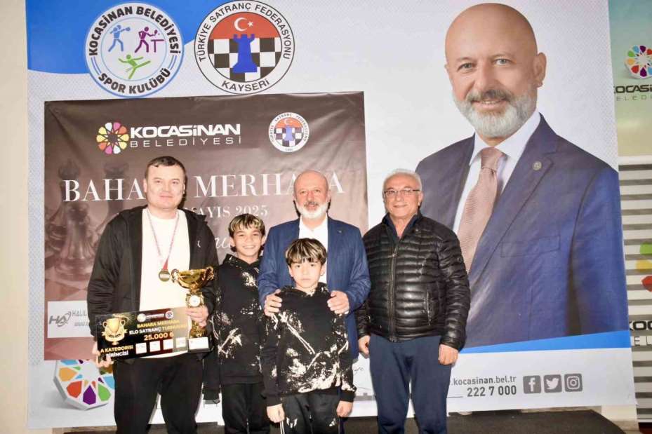 Kocasinan’da ‘Bahara Merhaba Turnuvası’ yoğun ilgi gördü