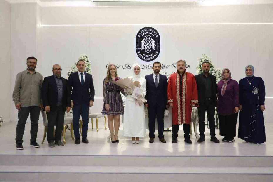 Melikgazi Belediyesi’nde 1 günde 60 nikah gerçekleşti