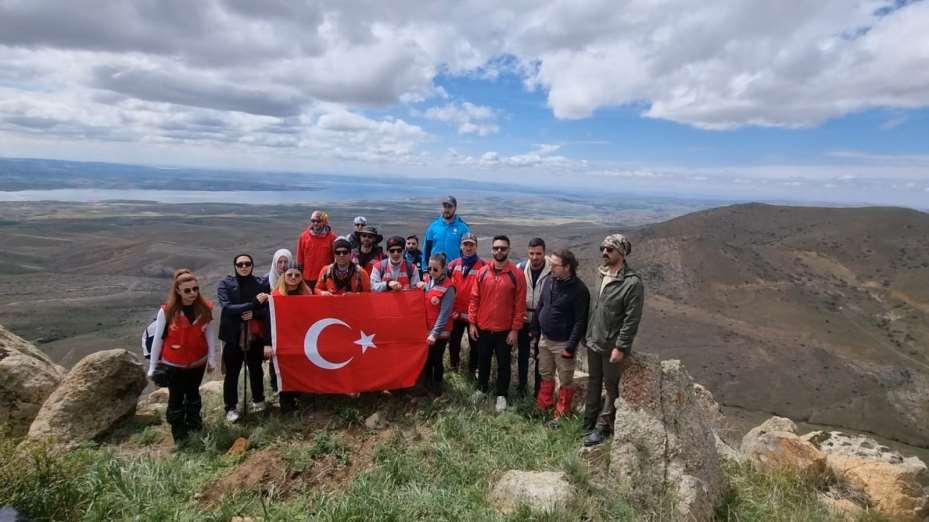 Kırşehir’de Ali Öllez Dağı’na ilk resmi tırmanış gerçekleştirildi