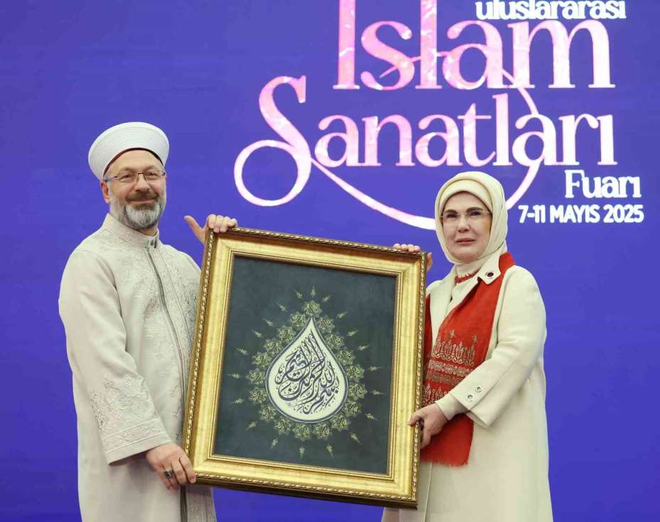 Emine Erdoğan "Uluslararası İslam Sanatları Fuarı"nda konuştu