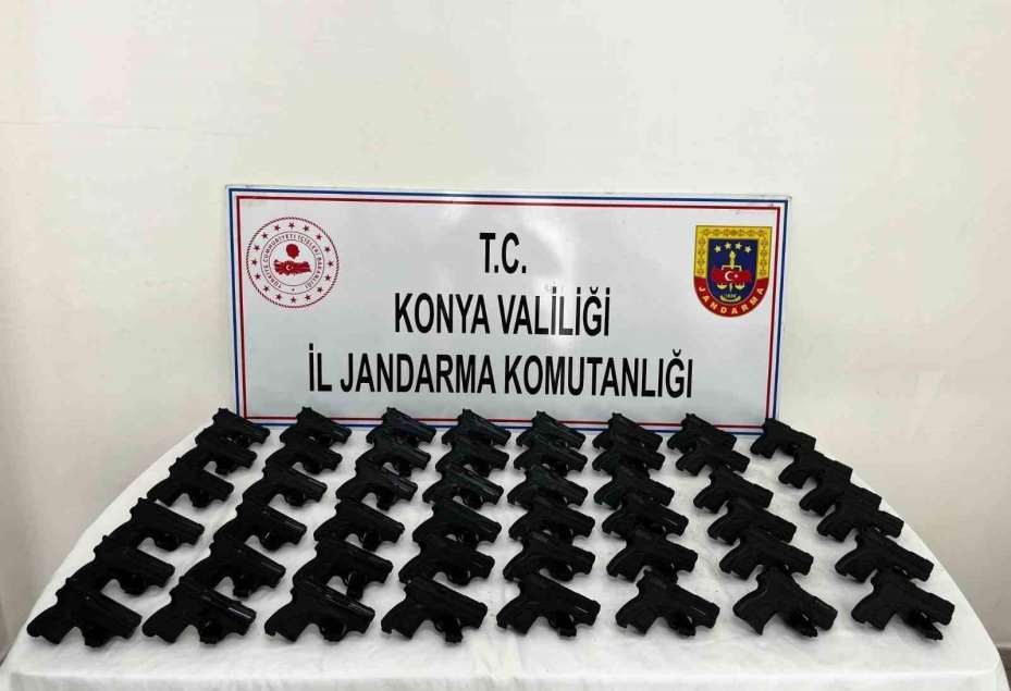 Konya’da jandarmadan silah operasyonu