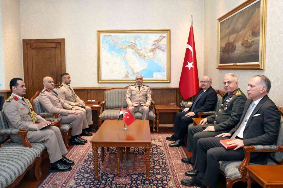 Genelkurmay Başkanı Güler, Mısır Genelkurmay Başkanı Khalifa’yı kabul etti
