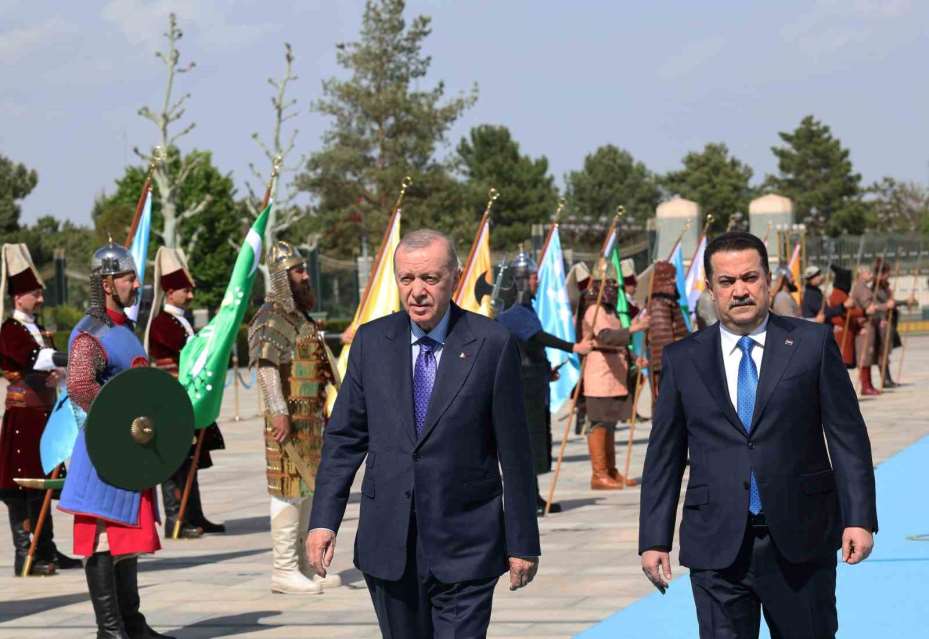 Cumhurbaşkanı Erdoğan, Irak Başbakanı Sudani’yi resmi törenle karşıladı