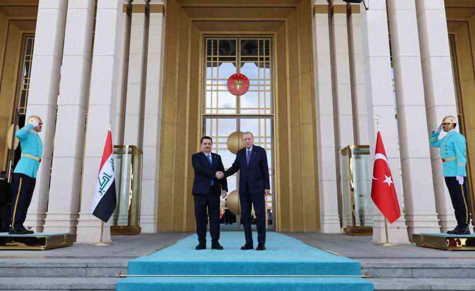 Cumhurbaşkanı Erdoğan, Irak Başbakanı Sudani’yi resmi törenle karşıladı