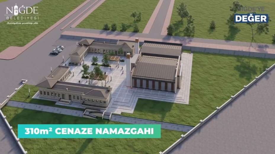 Niğde Belediyesi’nden Hıdırlık Mezarlığı’na yeni taziye evi projesi