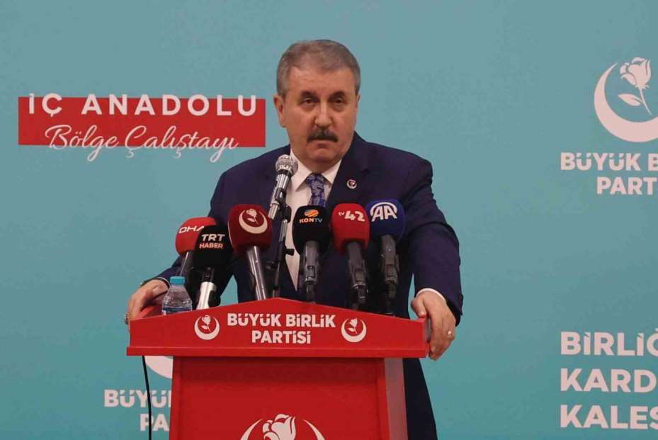BBP Genel Başkanı Destici: "Gazze sadece bir toprak, kara parçası değildir"