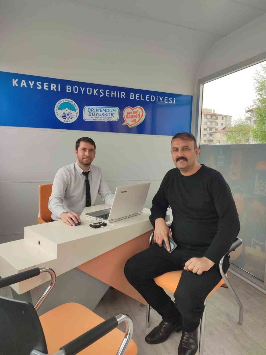 Kayseri Büyükşehir, Mobil Beyaz Masa ile vatandaşla iç içe