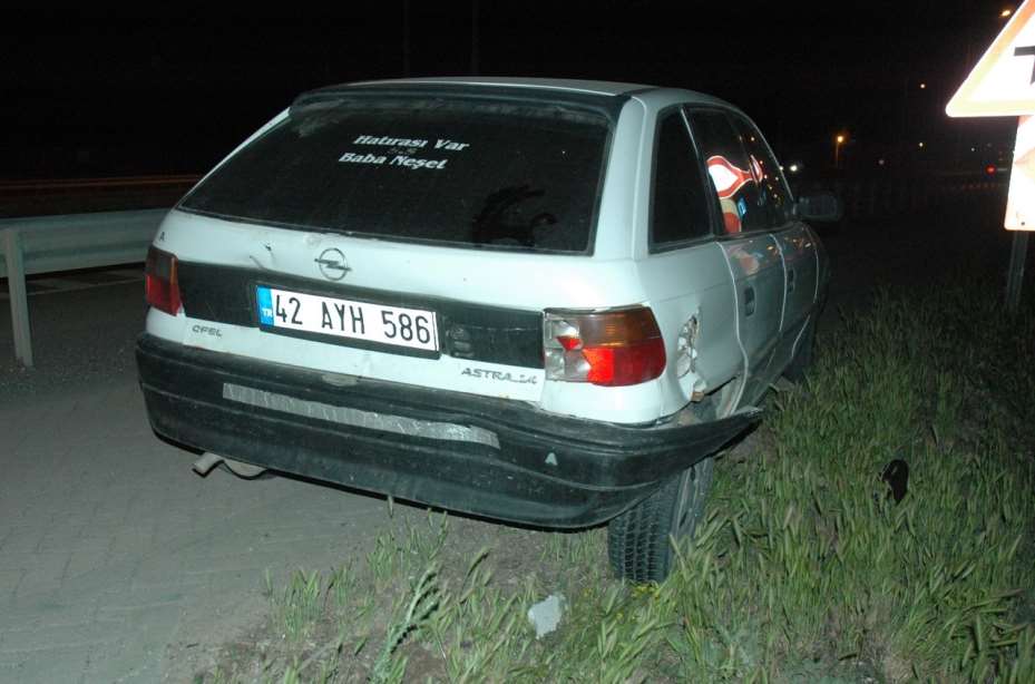 Kulu’da otomobiller çarpıştı: 1 yaralı