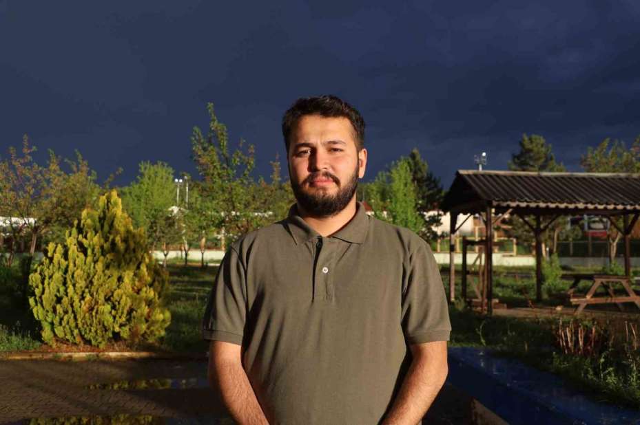 Sivas’ta sağanak sonrası gökkuşağı şöleni