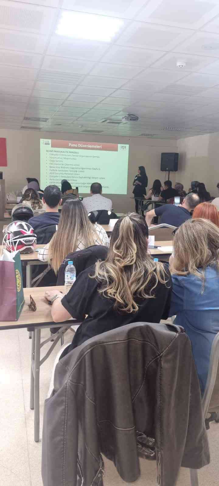 ’İl Ambulans Servisi Kalite Toplantısı’ gerçekleştirildi