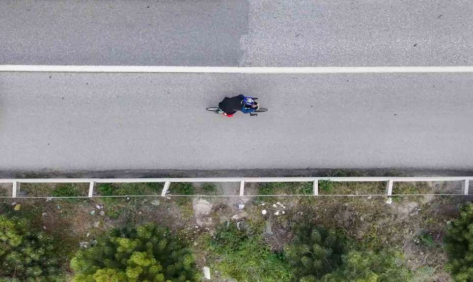 Çanakkale’den aldığı şehitlik toprağını Samsun’a ulaştırmak için pedal çeviriyor: 900 kilometreyi geride bıraktı