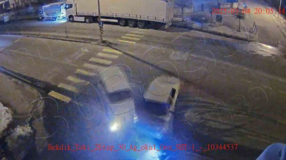 Kazalar KGYS kameralarınca kaydedildi
