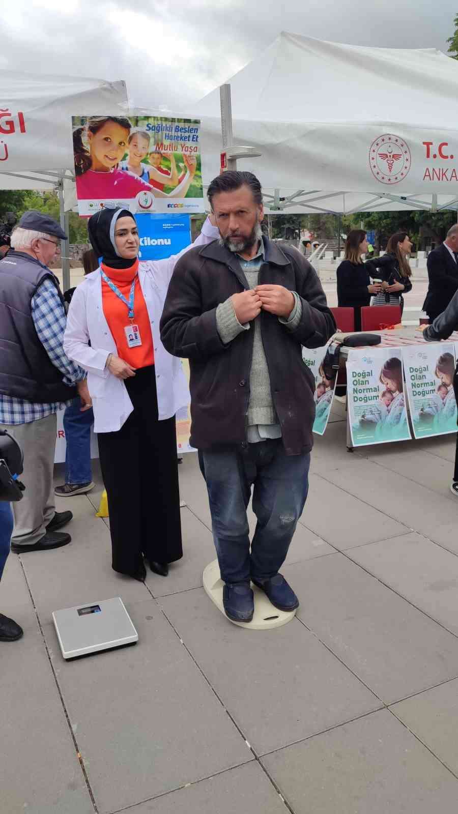 Vücut kitle indeksi ölçümü uygulaması Ankara’da da başladı
