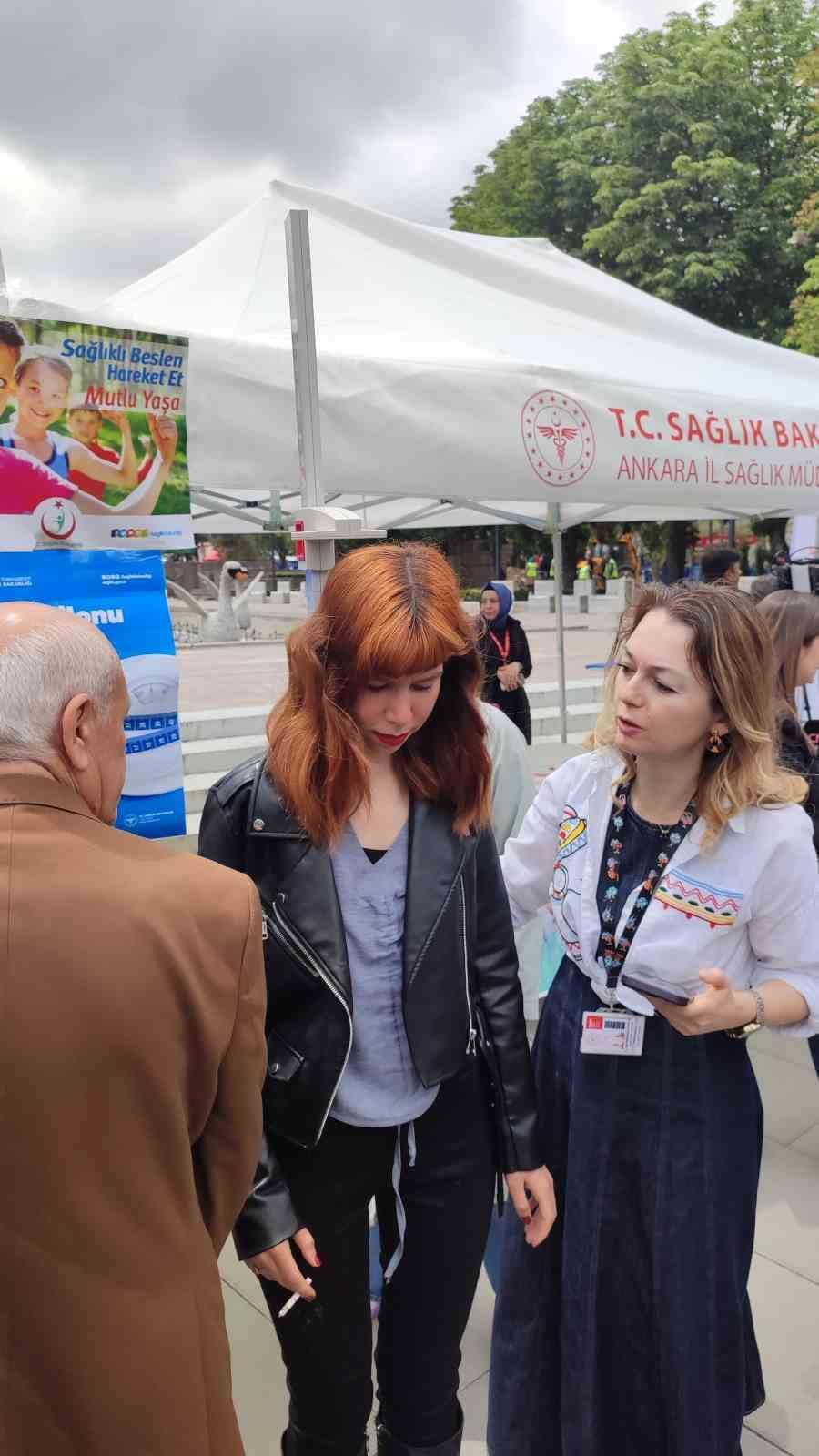 Vücut kitle indeksi ölçümü uygulaması Ankara’da da başladı