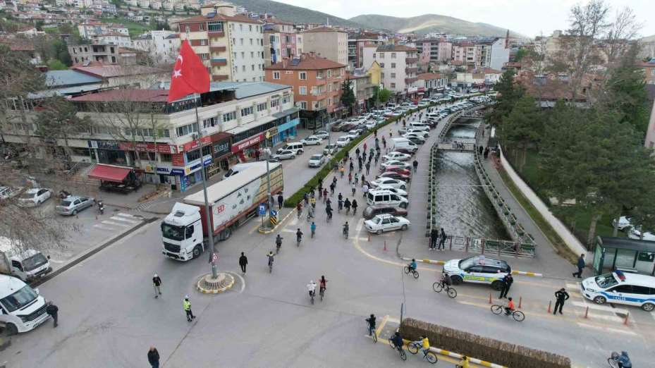 Yahyalı’da bisiklet turu düzenlendi