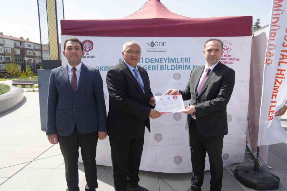 Engelli parkurunda empati yaptılar