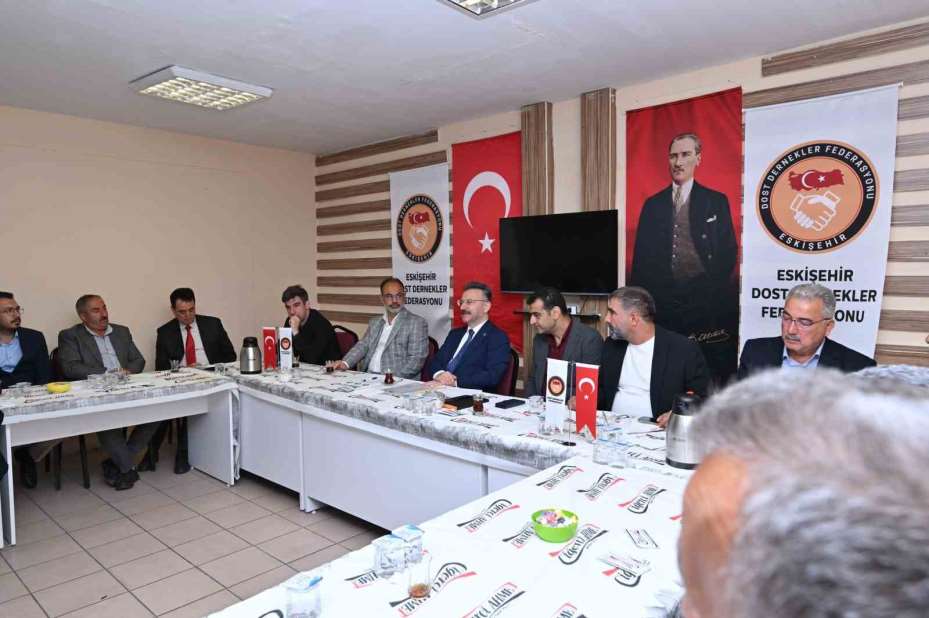 Vali Aksoy, Dost Dernekler Federasyonu’na iade-i ziyarette bulundu