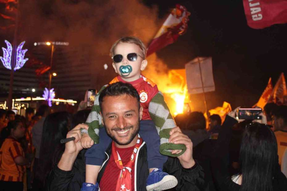 Galatasaray’ın şampiyonluğu Kayseri’de coşkuyla kutlandı
