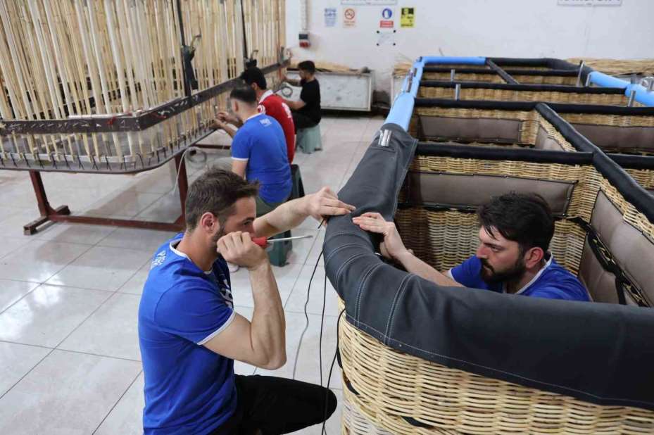 Kapadokya’da üretilen sıcak hava balonları, yüzde yüz yerli ve milli oldu