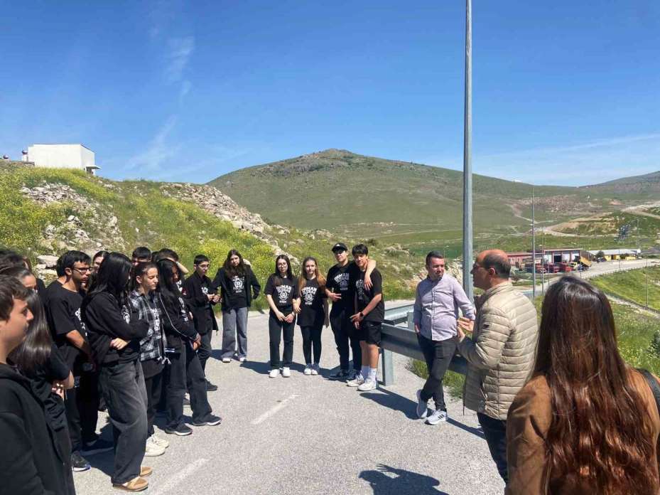 Büyükşehirin çevreci tesisine liseli gençlerden yakın takip