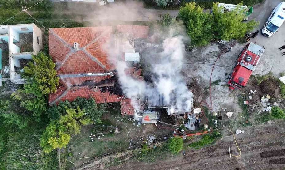 Kırıkkale’de müstakil evde yangın